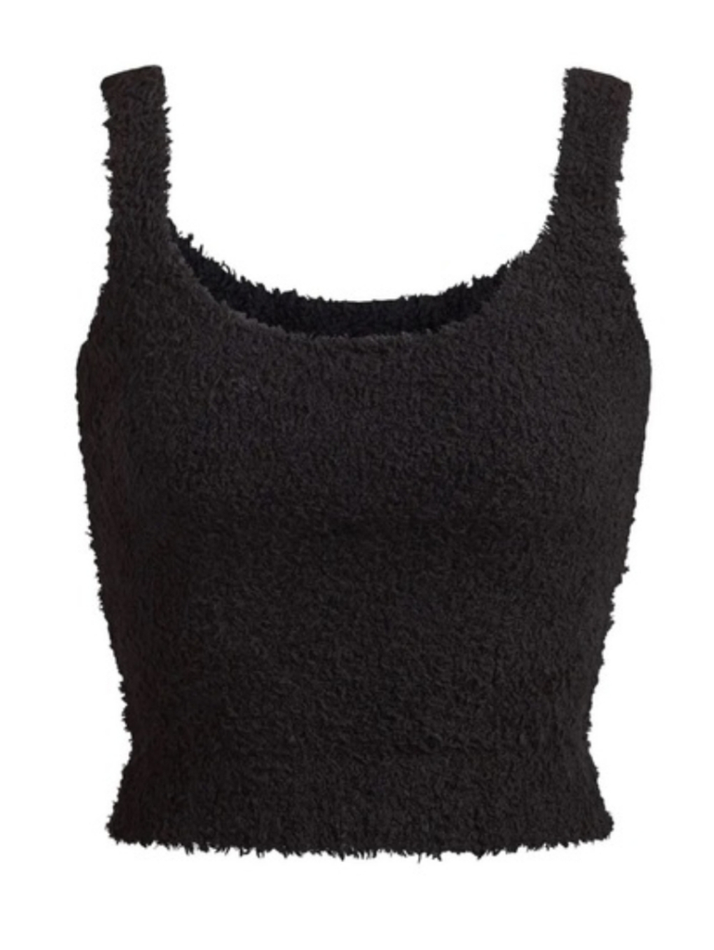SKIMS Cozy Knit Tank in Onyx Size S